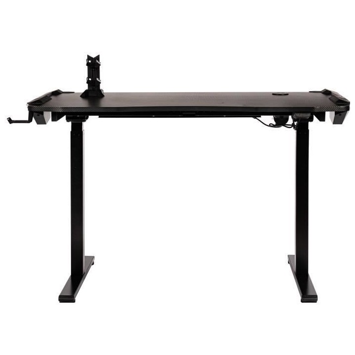 Bureau gaming électrique CGM - Réglable en hauteur - Support de cont