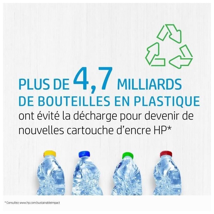 HP 301 Cartouche d'encre trois couleurs authentique (CH562EE) pour HP