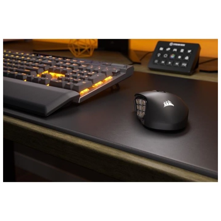 Souris Gaming - Sans fil - CORSAIR - SCIMITAR ELITE RGB Wireless - 16