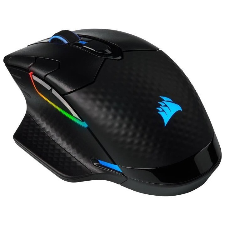 CORSAIR Souris gamer DARK CORE RGB PRO - 18 000 DPI - LED RGB - Optiqu