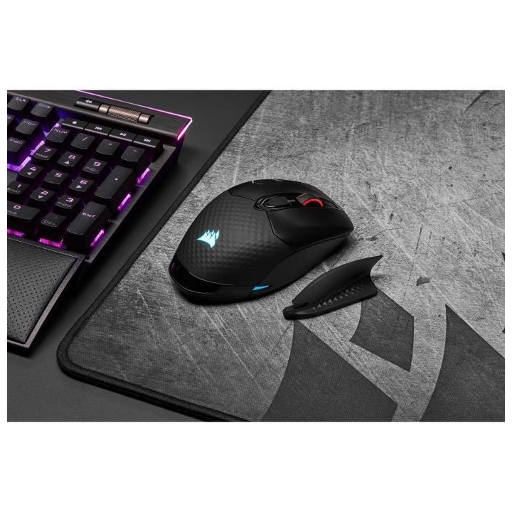 CORSAIR Souris gamer DARK CORE RGB PRO - 18 000 DPI - LED RGB - Optiqu