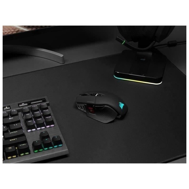 Souris Gaming - Sans fil - CORSAIR - M65 RGB Ultra Wireless - Noir - (