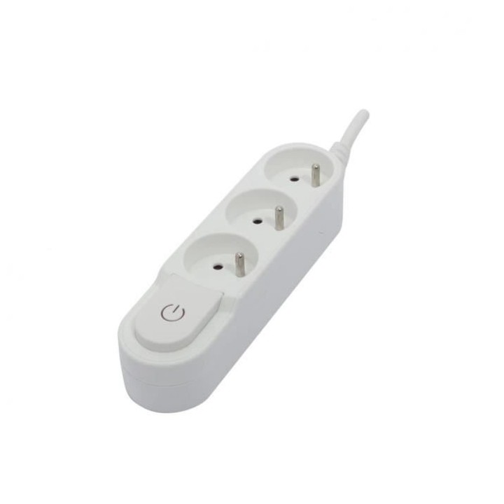 CHACON Bloc multiprise 3 prises 16 A avec interrupteur, câble 1,5 m H