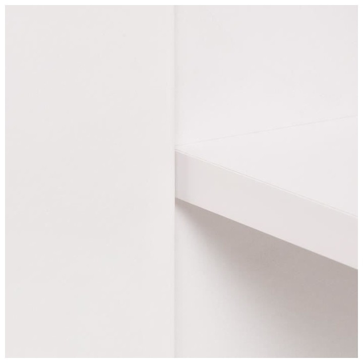 Table basse 1 porte avec luminaire LED inclus - LUX