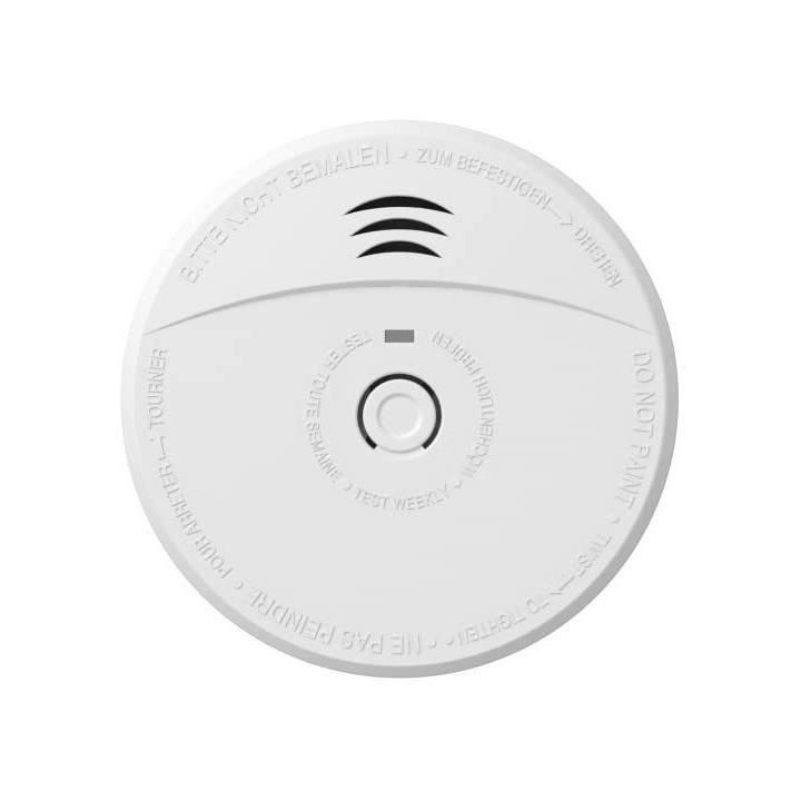 Détecteur de fumée optique CHACON avec pile alcaline - 5 ans (NF)