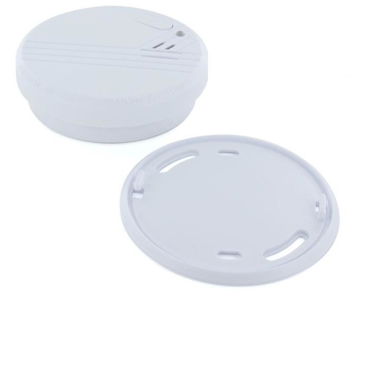 Détecteurs de fumée optiques - CHACON - Avec pile alkaline 9 V - 1 a