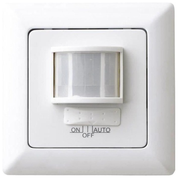 Détecteur de mouvement CHACON - Plage de détection 120° - Commande