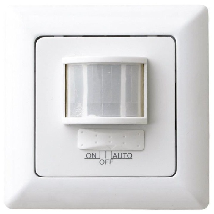 Détecteur de mouvement CHACON - Plage de détection 120° - Commande