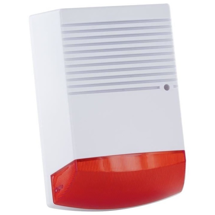 Sirene factice extérieure - CHACON - Non alimentée - Blanc