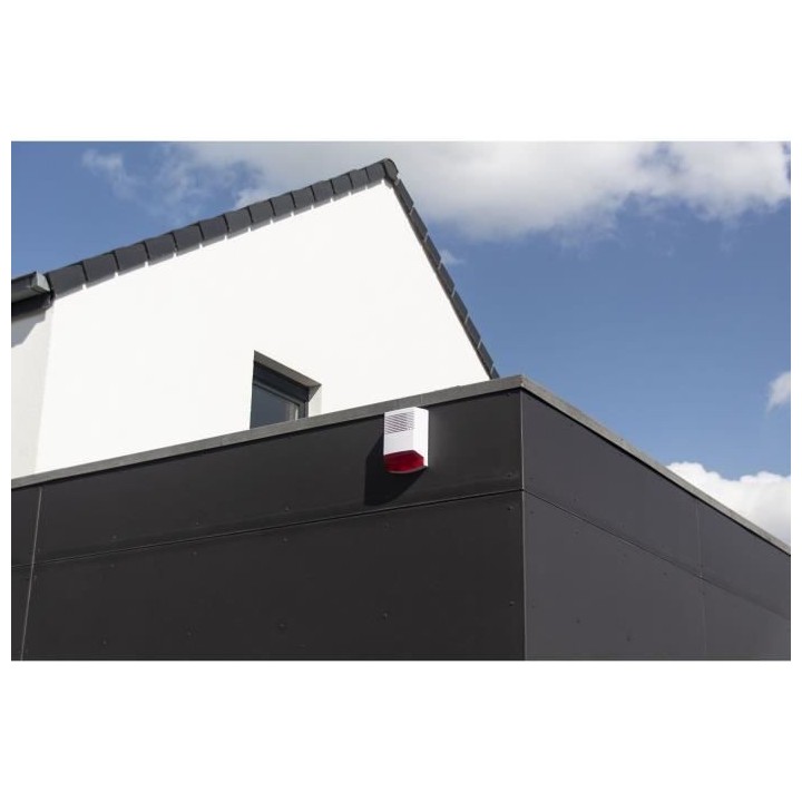 Sirene factice extérieure - CHACON - Non alimentée - Blanc