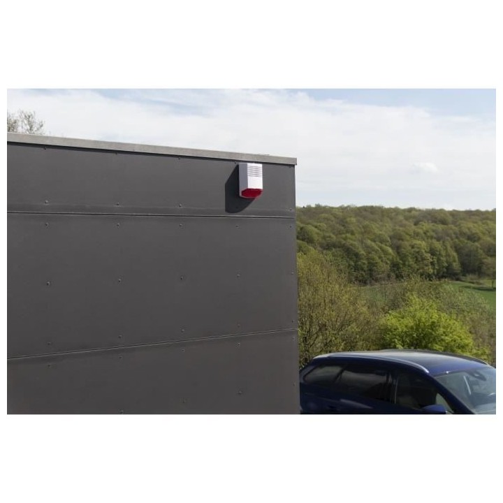 Sirene factice extérieure - CHACON - Non alimentée - Blanc