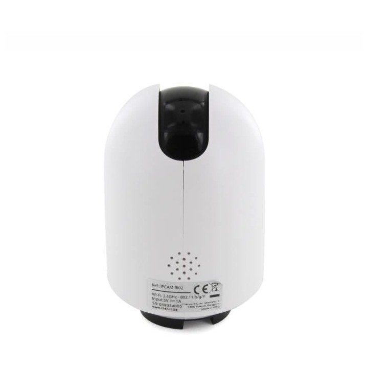Caméra IP Wi-Fi intérieure rotative 360 - CHACON - 1080P