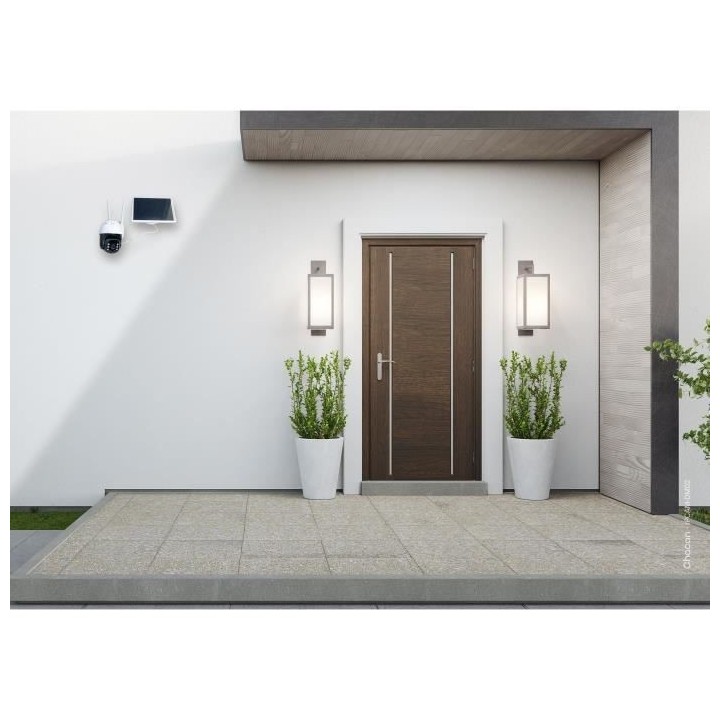 2 caméras avec panneau solaire - CHACON - 2-IPCAM-DM02 - Extérieur -