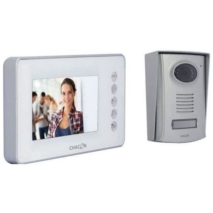 Visiophone CHACON 4 fils couleur 4,3 mains libres avec vision nocturne