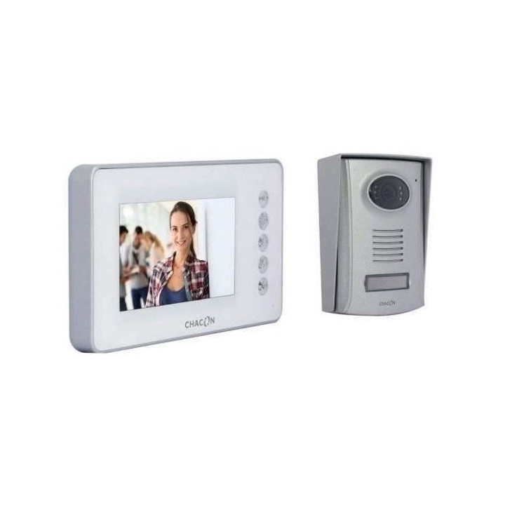 Visiophone CHACON 4 fils couleur 4,3 mains libres avec vision nocturne