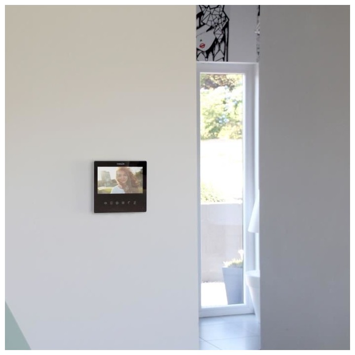 Vidéophone - CHACON - 2 dils - 7 - Ultra slim - Noir