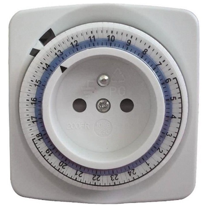 CHACON Programmateur mécanique carré