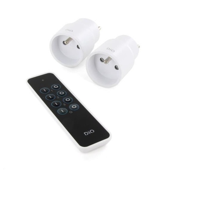 CHACON Kit 2 prises nano et télécommande -DiO (2300W, FR)