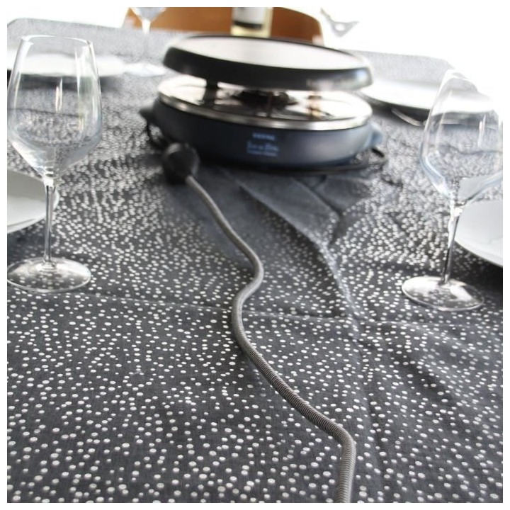 CHACON Prolongateur textile 5m 3x1,5m2 textile cable & noire fiche pla