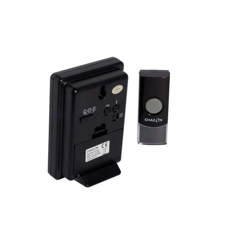 Carillon sans fil CHACON - 80m de portée - 32 mélodies - Volume rég