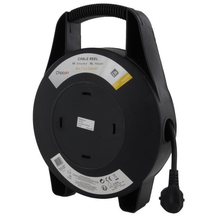 Cassette 4 x 16 A - CHACON - 89203 - 15 m - 3x1,5mm² (FR)