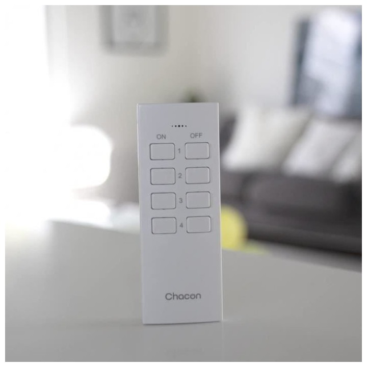 CHACON Kit de 2 prises télécommandées on/off avec télécommande