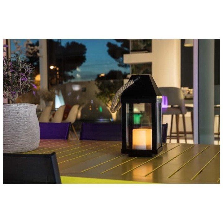 Lanterne solaire LED - LUMISKY - Ø13,5x30,2cm - Blanc chaud - Pour l'