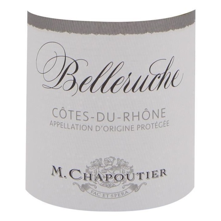 Maison Chapoutier Cuvée Belleruche Côtes-du-Rhône - Vin blanc de la
