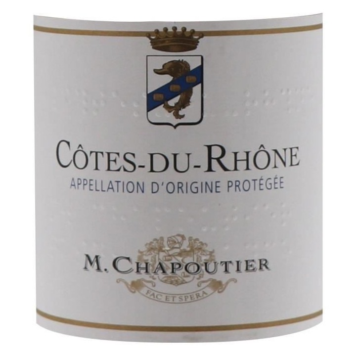 M. Chapoutier 2022 Côtes-du-Rhône - Vin rouge de la Vallée du Rhôn