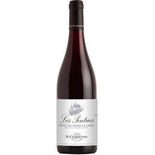 M. Chapoutier Les Pentues 2021 Côtes du Rhône Villages Bio - Vin rou