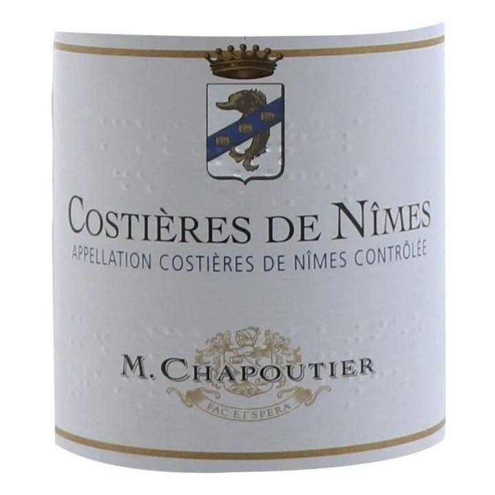 M. Chapoutier 2022 Costieres de Nîmes - Vin rouge de la Vallée du Rh