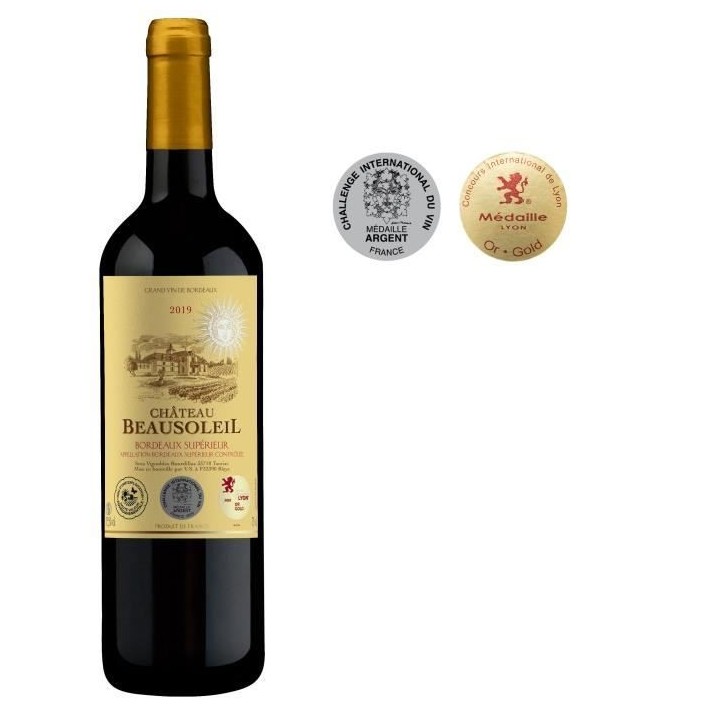 Château Beausoleil 2019 Bordeaux Supérieur - Vin rouge de Bordeaux