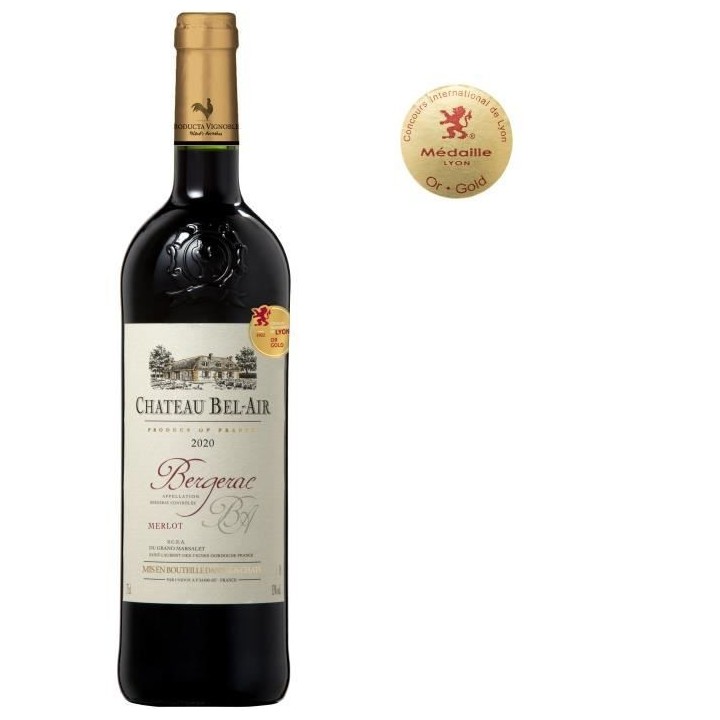 Château Bel-Air 2020 Bergerac - Vin rouge du Sud Ouest