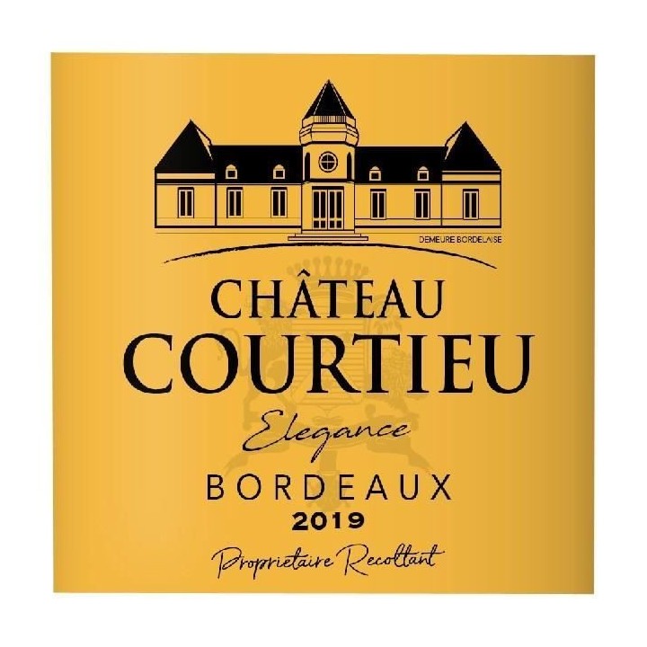 Château Courtieu 2019 Bordeaux - Vin rouge de Bordeaux