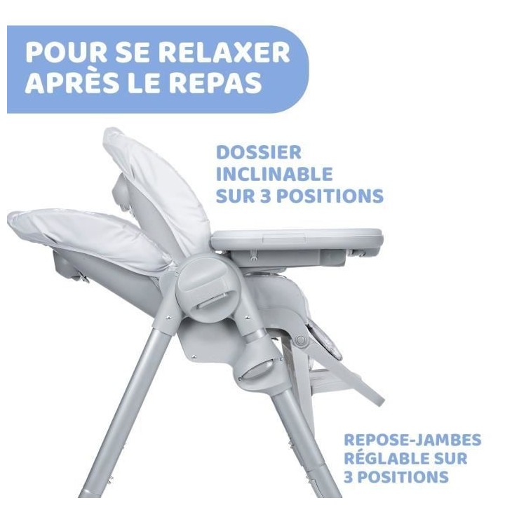 CHICCO - Chaise Haute Polly Easy Giraffe