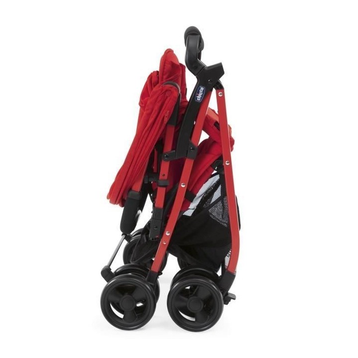 Poussette citadine CHICCO Ohlala 3 - Rouge Passion - Dossier inclinabl