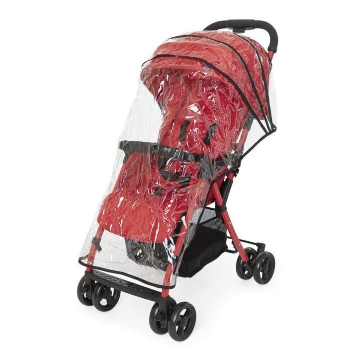 Poussette citadine CHICCO Ohlala 3 - Rouge Passion - Dossier inclinabl
