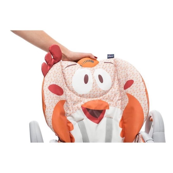 CHICCO Chaise Haute Polly 2 Start - 4 Roues fancy chicken