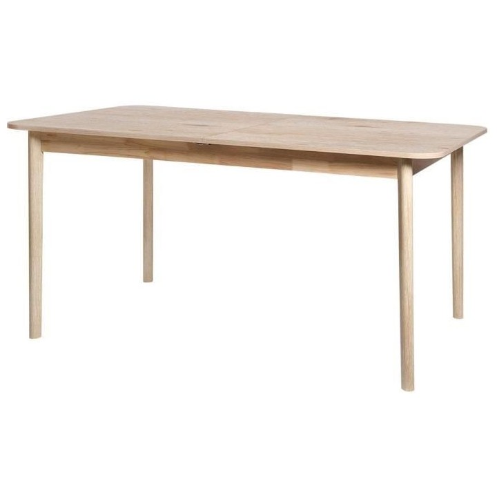 Table a manger extensible - Scandinave - NEW SOFIA - Chene et blanc av