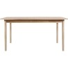 Table a manger extensible - Scandinave - NEW SOFIA - Chene et blanc avec motifs - L 160 / 200 x P 90 cm