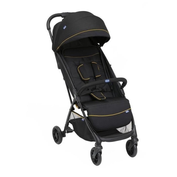 CHICCO Poussette Glee Unven - 4 roues - Noir