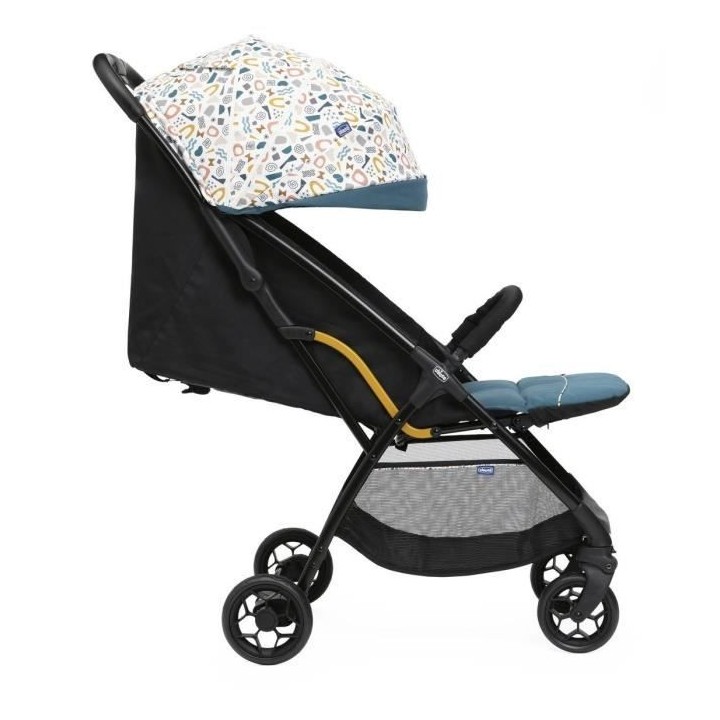 CHICCO Poussette Glee Joyful Teal - 4 roues - Bleu