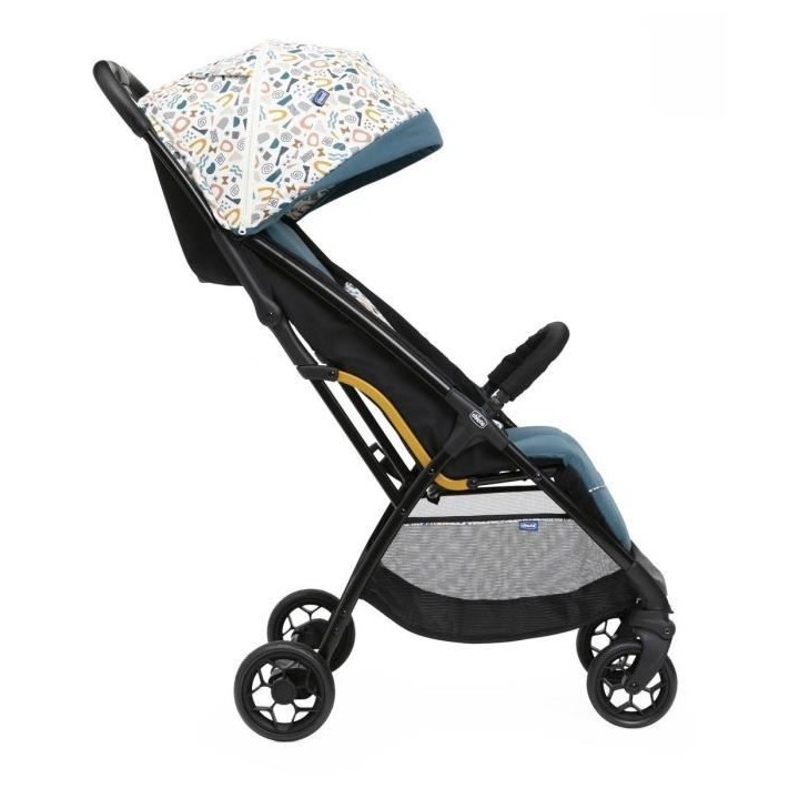 CHICCO Poussette Glee Joyful Teal - 4 roues - Bleu