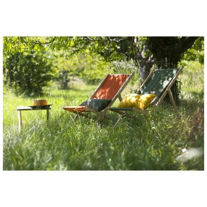 JARDIN PRIVE - Chilienne Colors avocat - tissu traité déperlant.