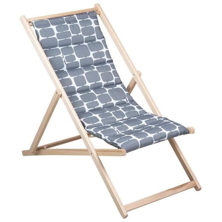 Chilienne matelassée - JARDIN PRIVE - FUTURISTE - Mastic - F100