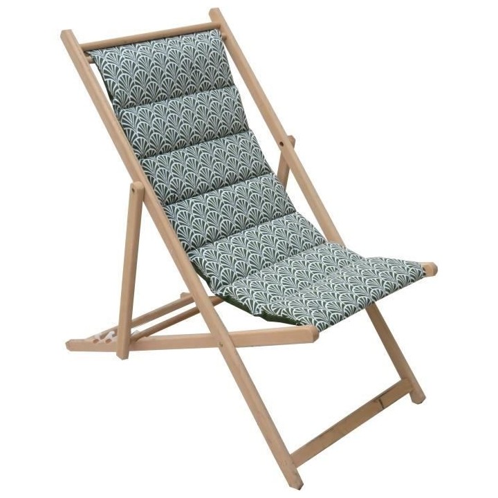 JARDIN PRIVE - Chilienne matelassée Norvege avocat - tissu traité d