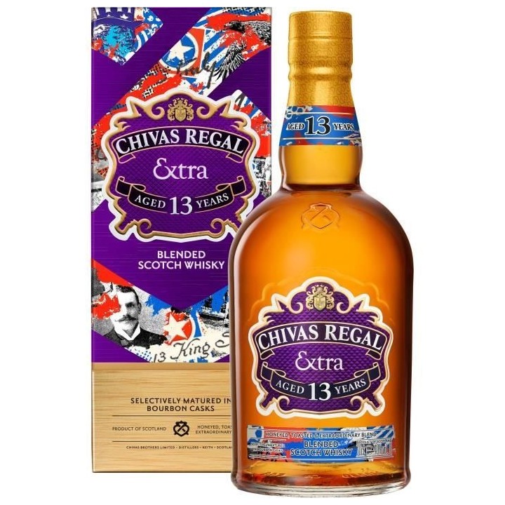 Chivas Regal - 13 ans - Bourbon finish Whisky Ecossais - 40,0% Vol. -
