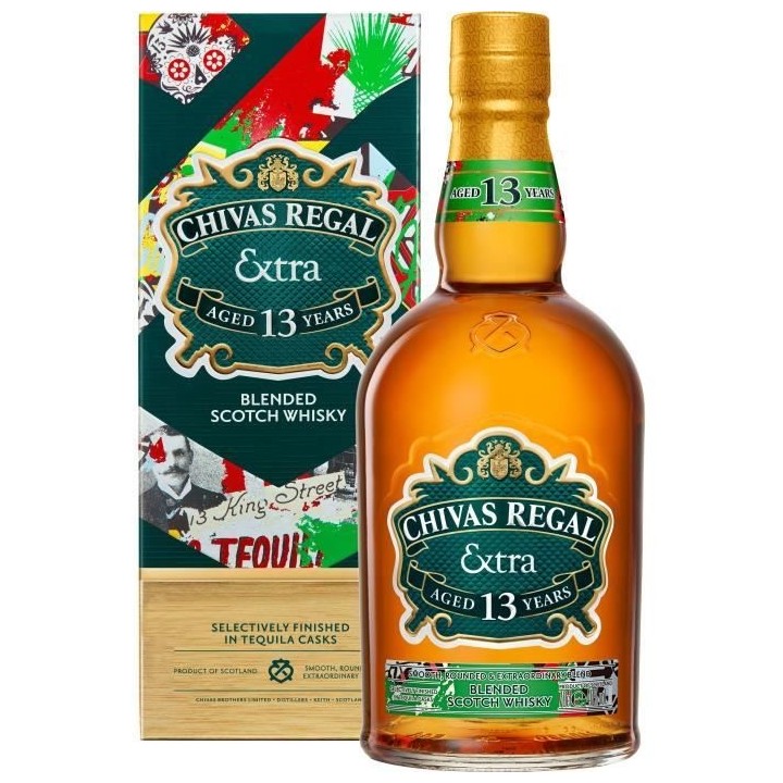 Chivas Regal - 13 ans - Tequila finish Whisky Ecossais - 40,0% Vol. -