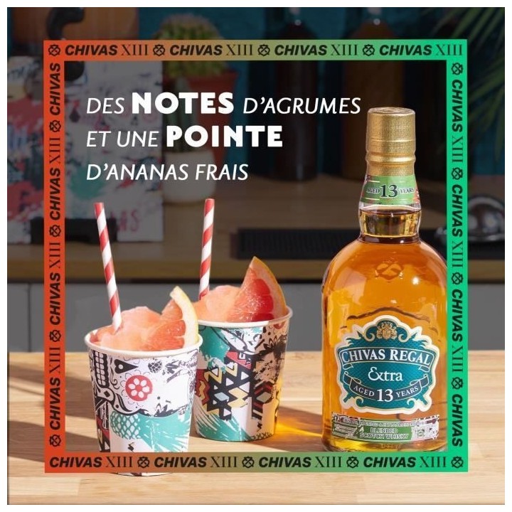 Chivas Regal - 13 ans - Tequila finish Whisky Ecossais - 40,0% Vol. -