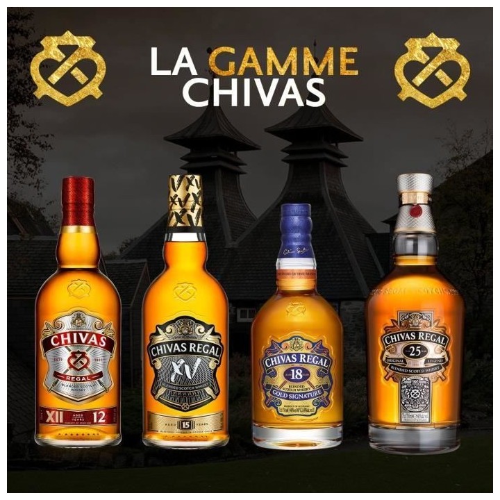 Chivas Regal - XV - Whisky Ecossais - 40,0% Vol. - 70cl